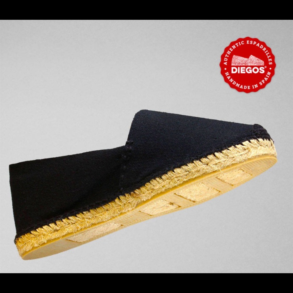 Diegos Handmade Men’s Espadrilles Black